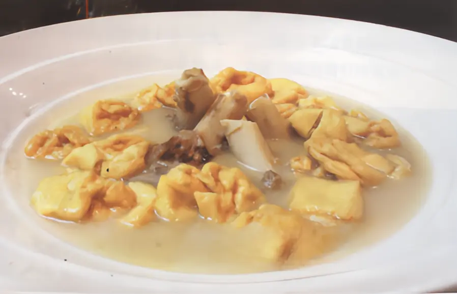 （湖南餐谋天下改良钙骨煲）钙骨油豆腐（附特制浓汤制法）
